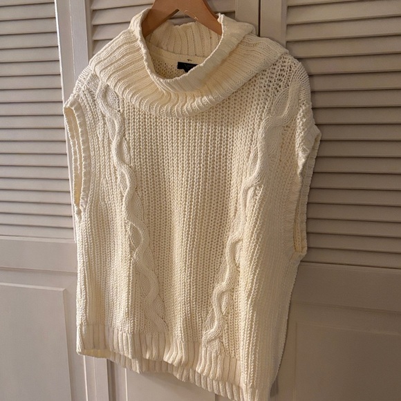 Talbots Convertible Cable Knit Sweater - Picture 1 of 6